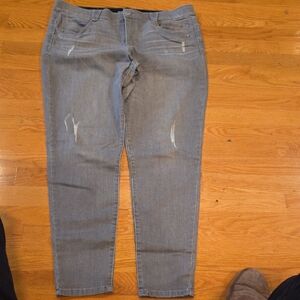 Classic Gray Women's Skinny Jeans